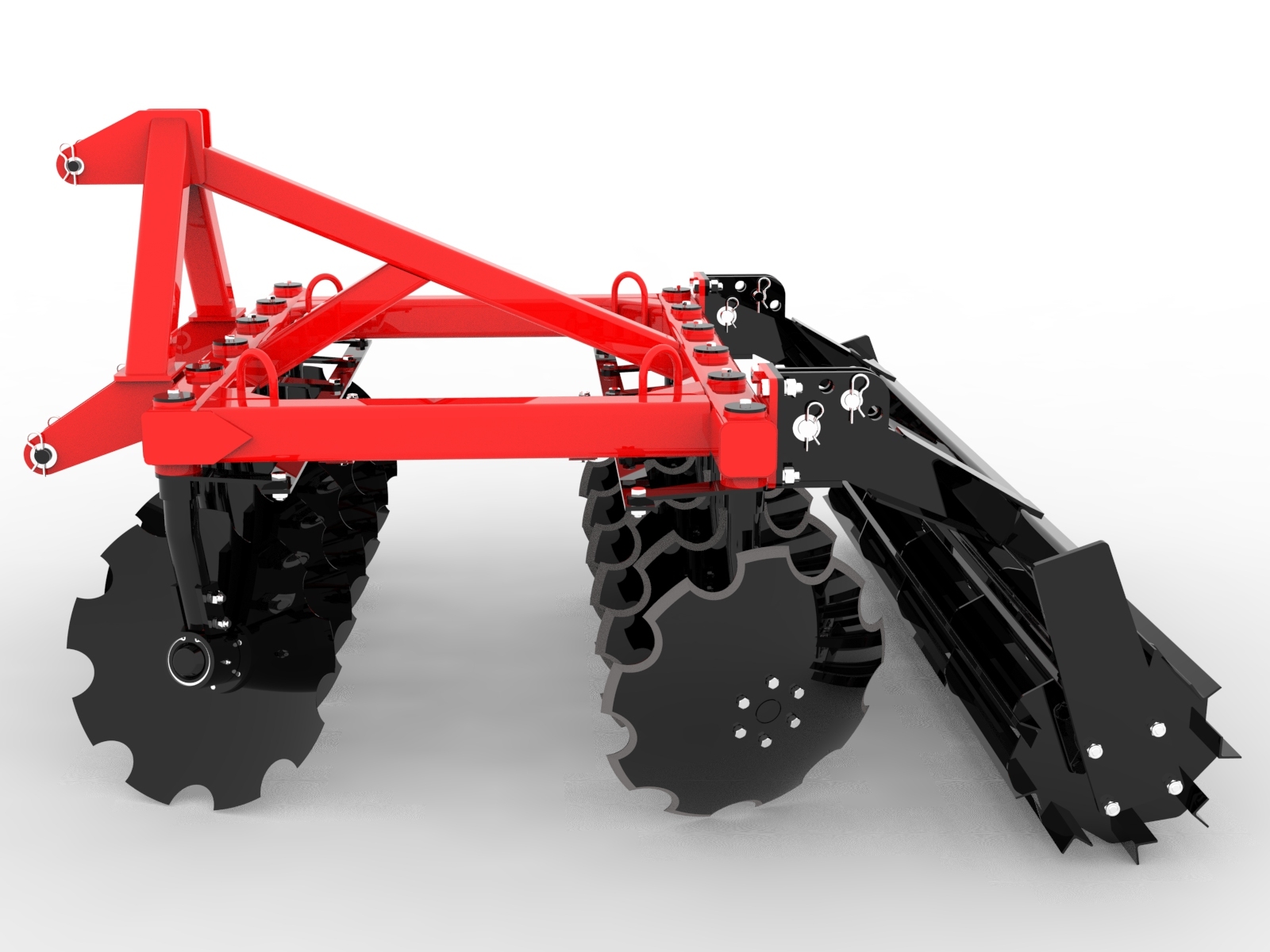 Борона навесная БДМ-1.8Х2Н с катком из уголка